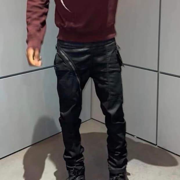 릭오웬스 에어컷 데님 팬츠 xl