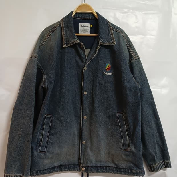 (S,95)폴라로이드 오버핏 데님청자켓