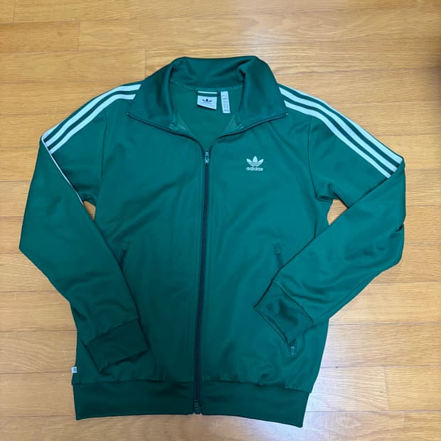 아디다스 그린 초록색 트랙탑 져지