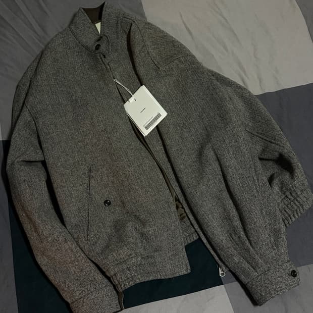 포터리 셔틀랜드 울 해링턴 자켓 / 브라운 / 2