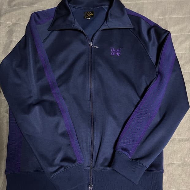 니들스 트랙자켓 폴리스무스 네이비