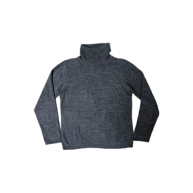 Grey Turtleneck Knit