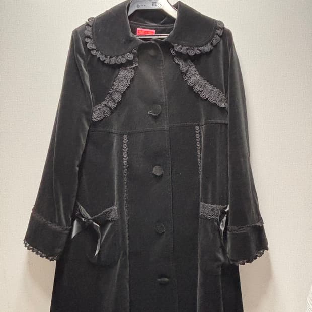 베이비더스타샤인 벨벳 소공녀 코트