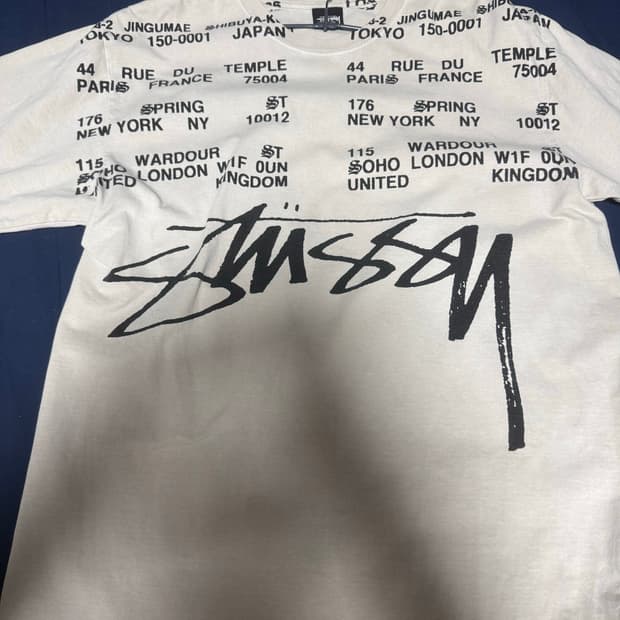 스투시 반팔티 (매장 구매) M