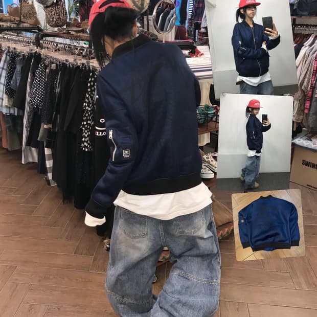 Stussy World Tour Ma-1 Jacket