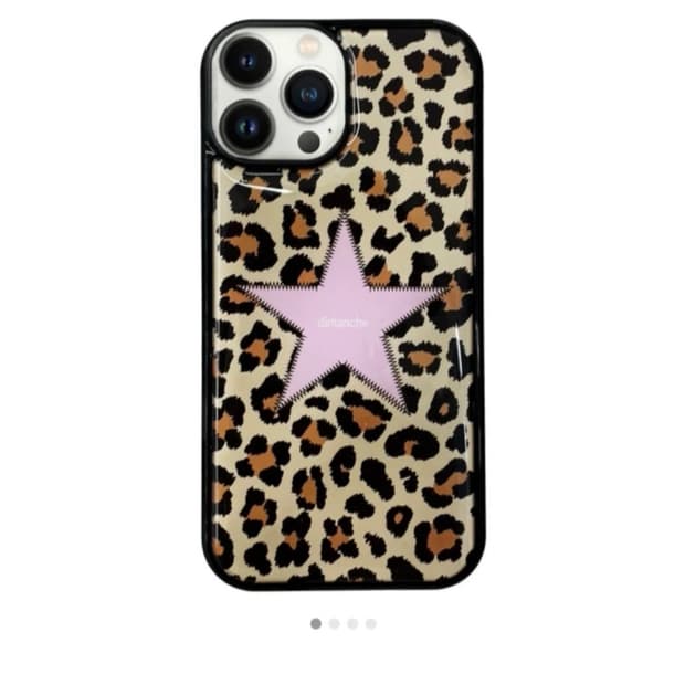 디망쉬 아이폰 15 에폭시 폰케이스 Leopard Star Case