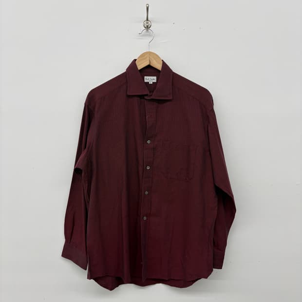 폴스미스 버건디 긴팔 셔츠 남성 L