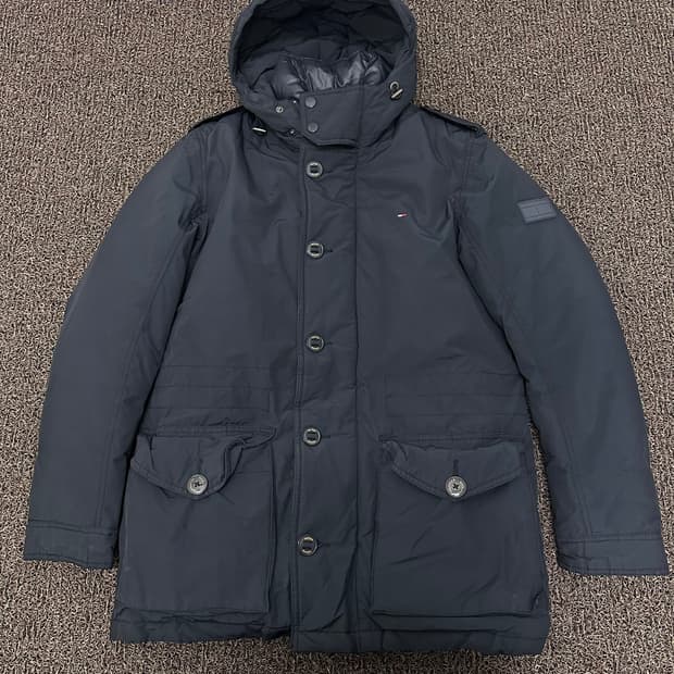 타미힐피거 덕다운 야상 패딩 S