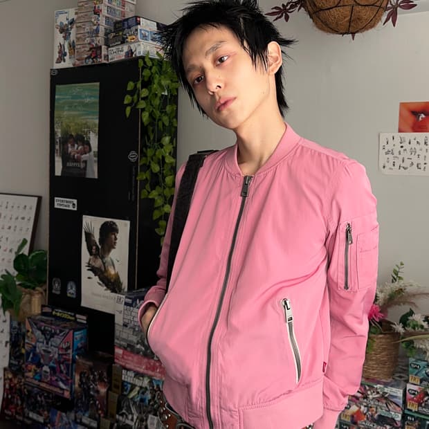 Levi's 슬림 핑크 블루종