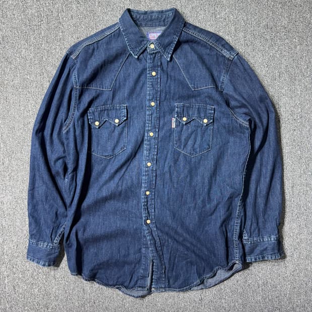 블루블루 웨스턴 데님 셔츠 ( 105/OLD-7696 )