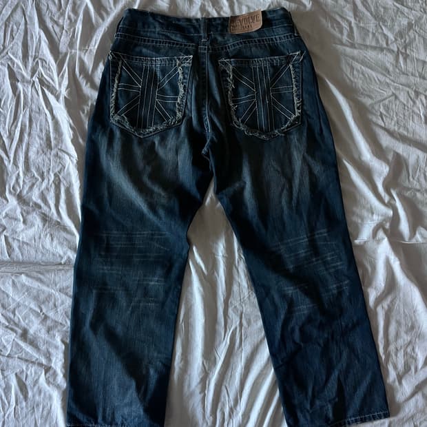 Union Jack Back Print Denim