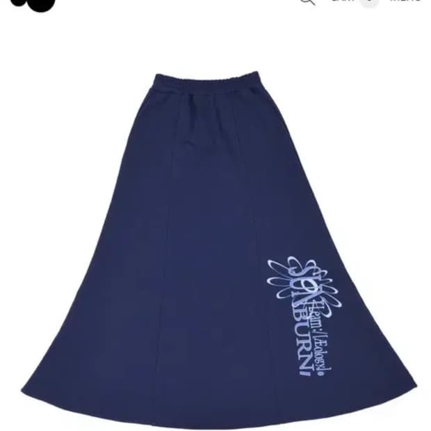 Aeae SUNBURN SWEAT SKIRTS [NAVY]
