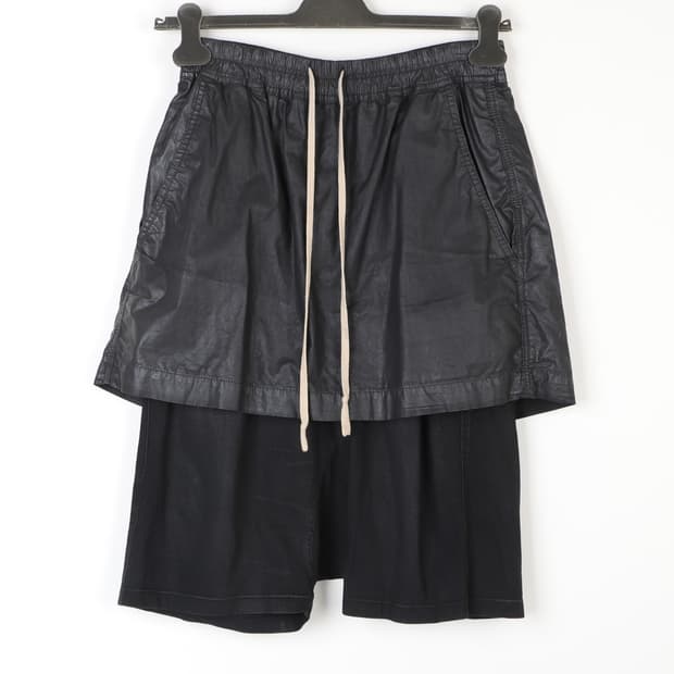 XS / Rick Owens 릭오웬스 왁스 스커트 쇼츠