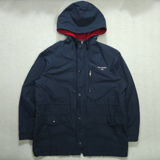90s 폴로스포츠 후드 자켓