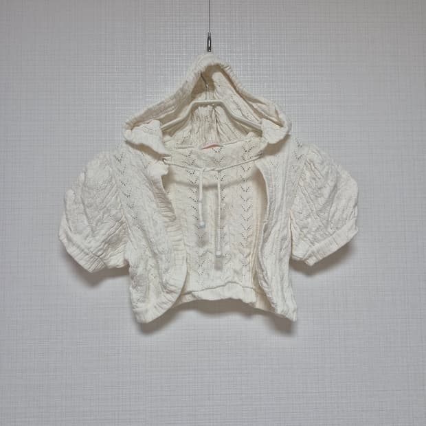 리즈리사 가기바리 볼레로 오프화이트