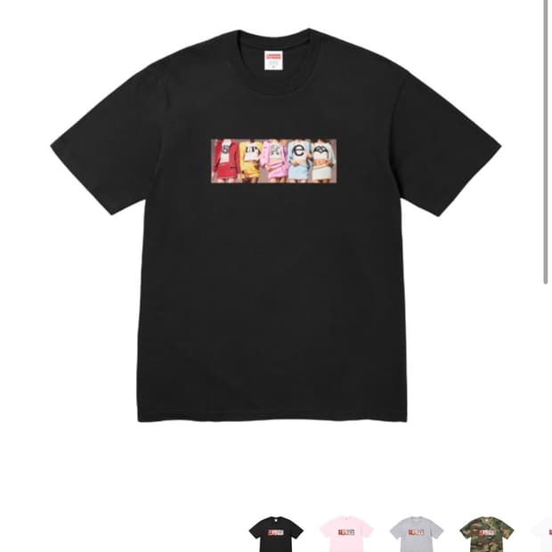 Supreme girls t-shirt 반팔티셔츠