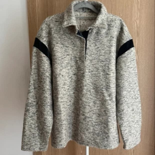 마뗑킴 하프넥 풀오버