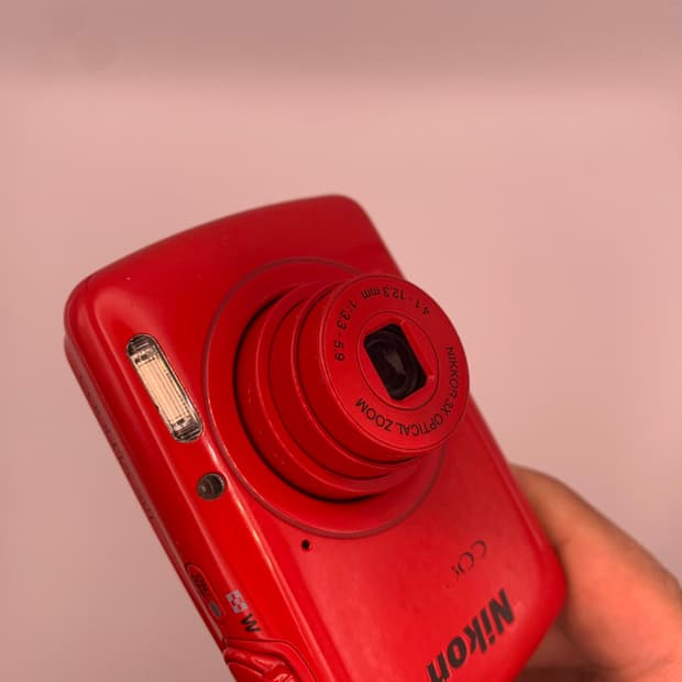 Nikon coolpix s01 레드 쿨픽스s01 빨강 파라요