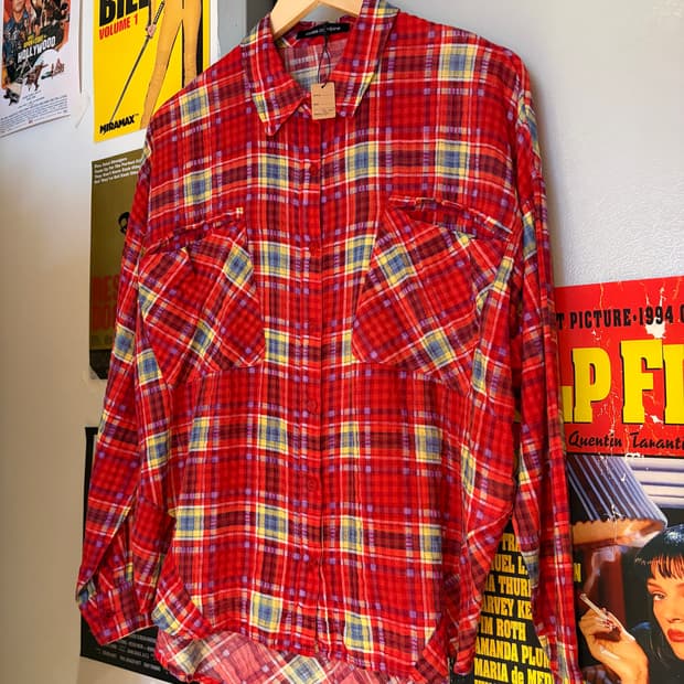 코데즈컴바인 체크셔츠