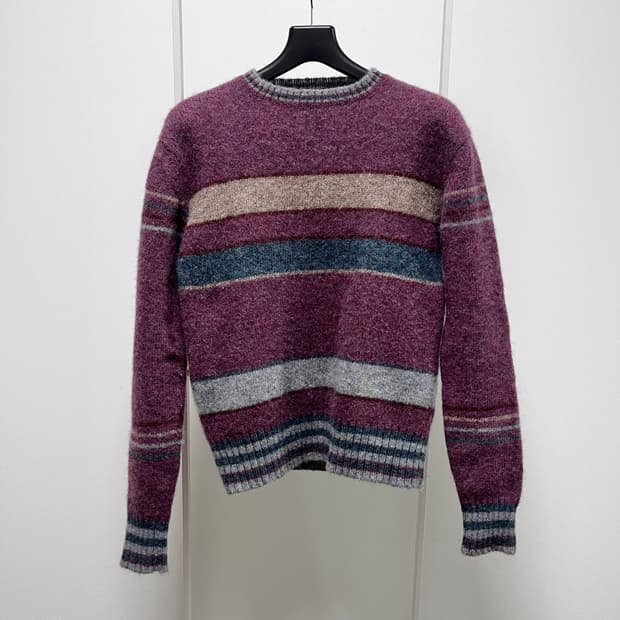 헌팅혼 울 100% 스웨터