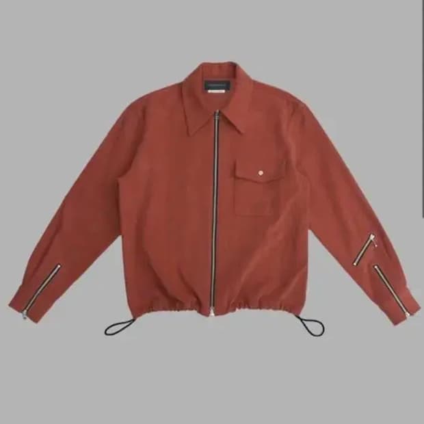 더뮤지엄비지터(The Museum Visitor) 오렌지 셔츠 자켓
