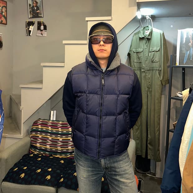 90‘s Mcgregor quilted line padded vest