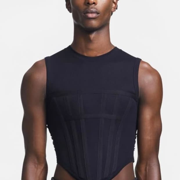 Dion Lee 커브드 헴 탱크탑