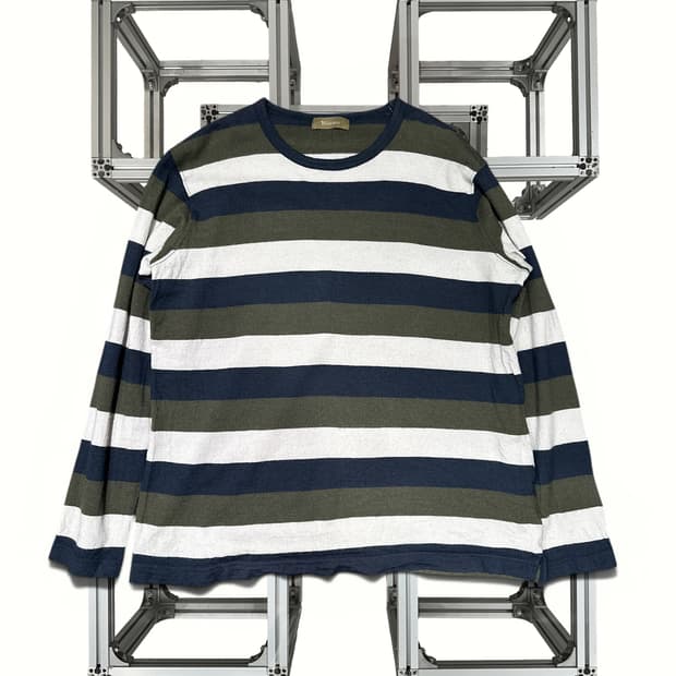 Y's for man 1992 Wool Border Knit Top