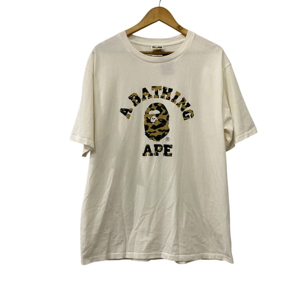 베이프 빅로고 반팔티셔츠(XL)