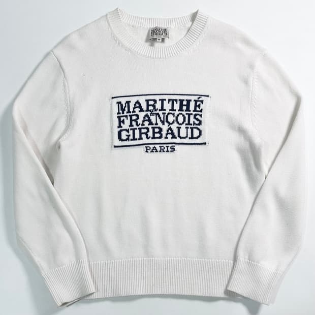 마리떼프랑소와저버 화이트 니트 