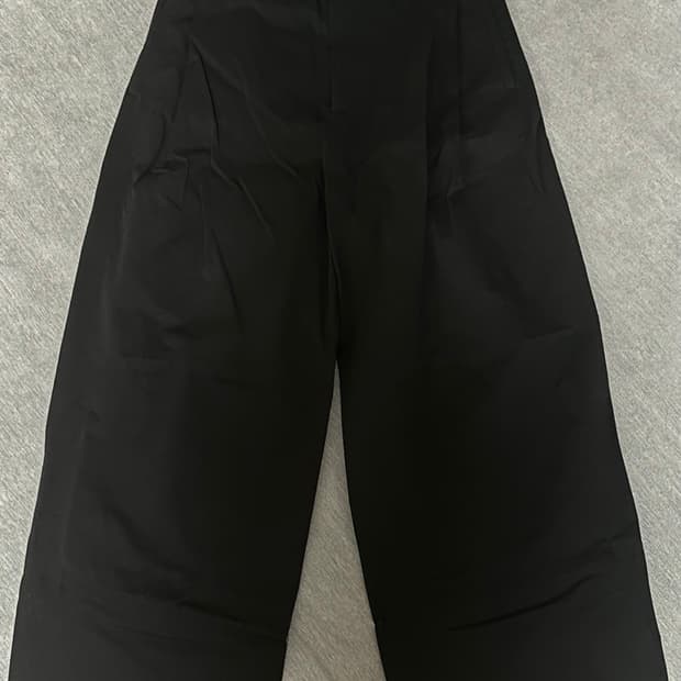 코스 와이드 레그 코튼 트라우저 블랙 판매