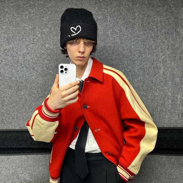 [L] Brei jacket Red 새상품  