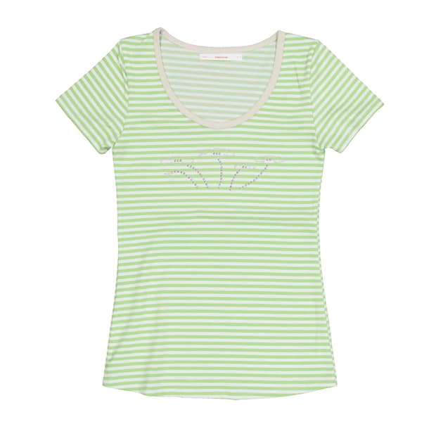 daisy dust stripe t-shirt_green