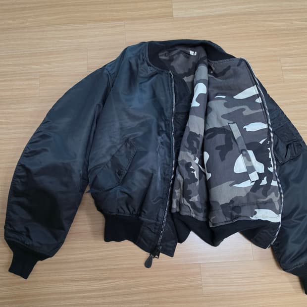 90's HOPE mfg 블랙 시티카모 ma-1 made in usa