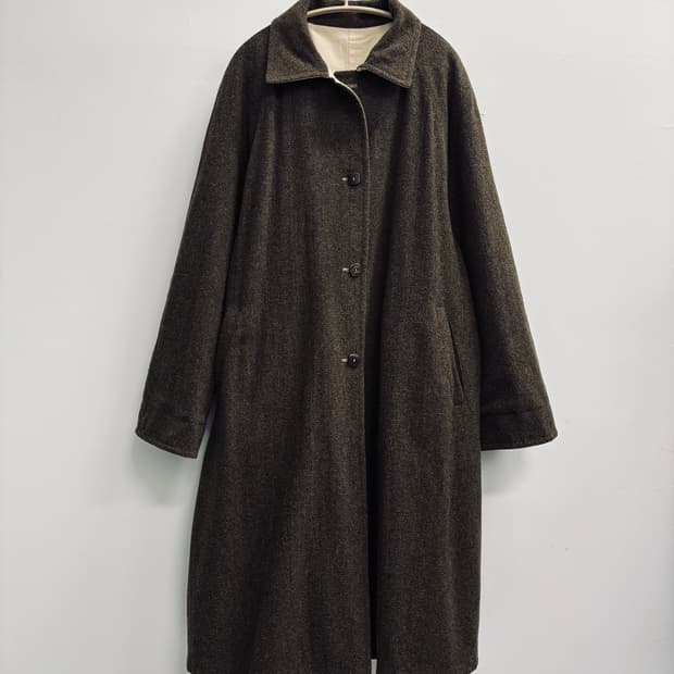 이탈리아 빈티지 프리미엄 리버시블 핸드메이드 롱 코트