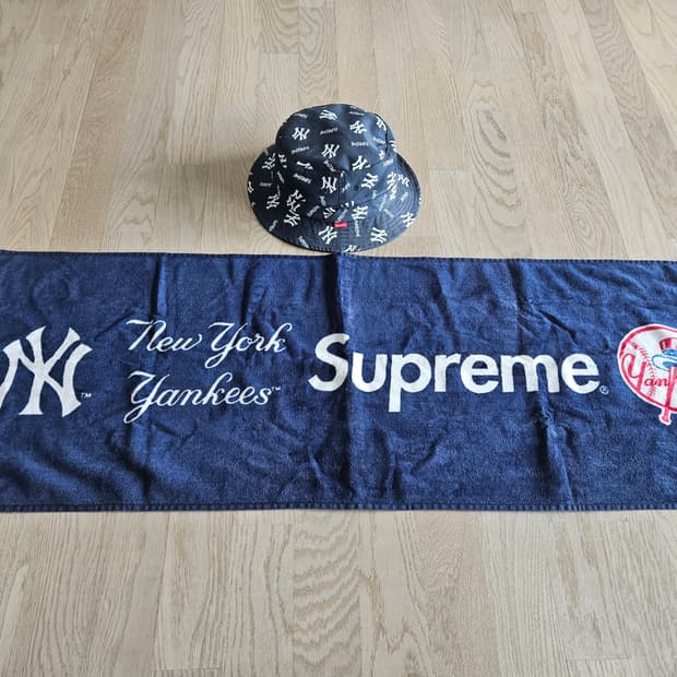 슈프림 양키즈 버킷&타월