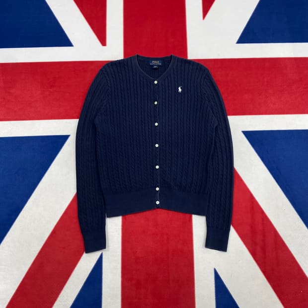 폴로 가디건 실측 여성55