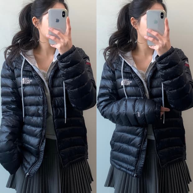 노스페이스 경량 패딩