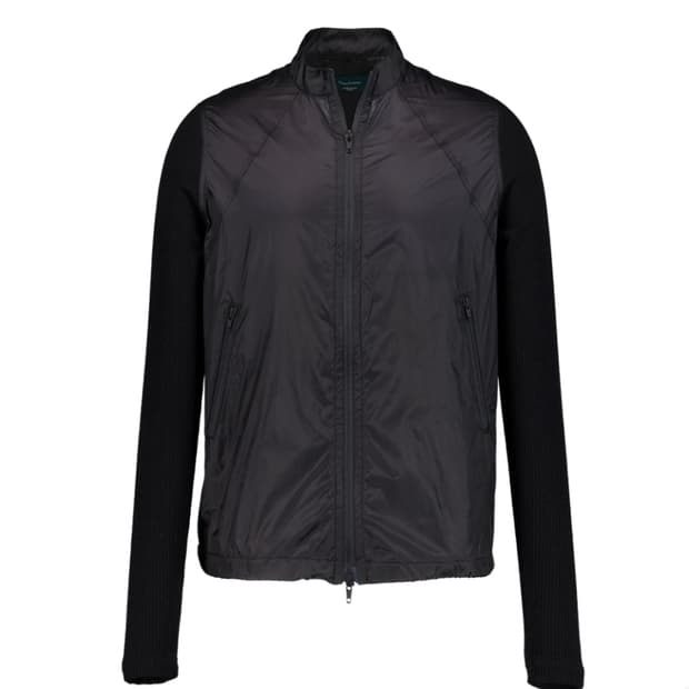 언더마이카 모듈러 립 슬리브 자켓 블랙2