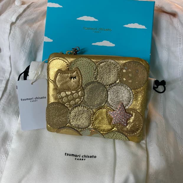 빈티지 엔틱 츠모리치사토 지갑