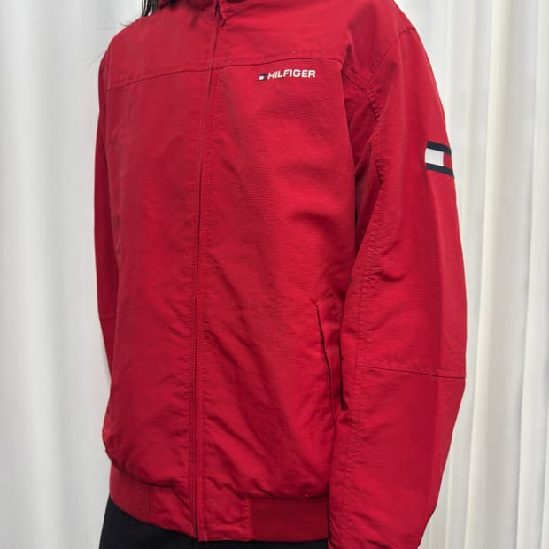 tommy hilfiger red jacket