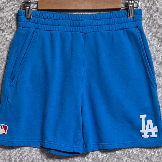 XS ) MLB 엠엘비 LA다저스 블루 쇼츠 반바지