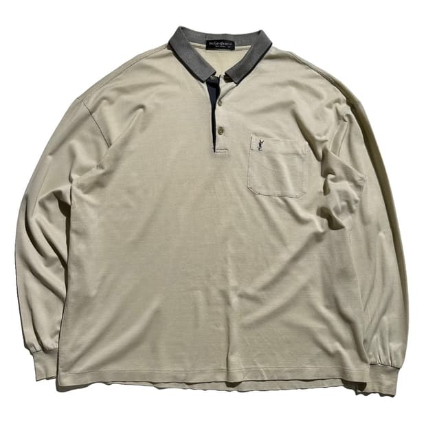 입생로랑 자수로고 PK 카라 티셔츠