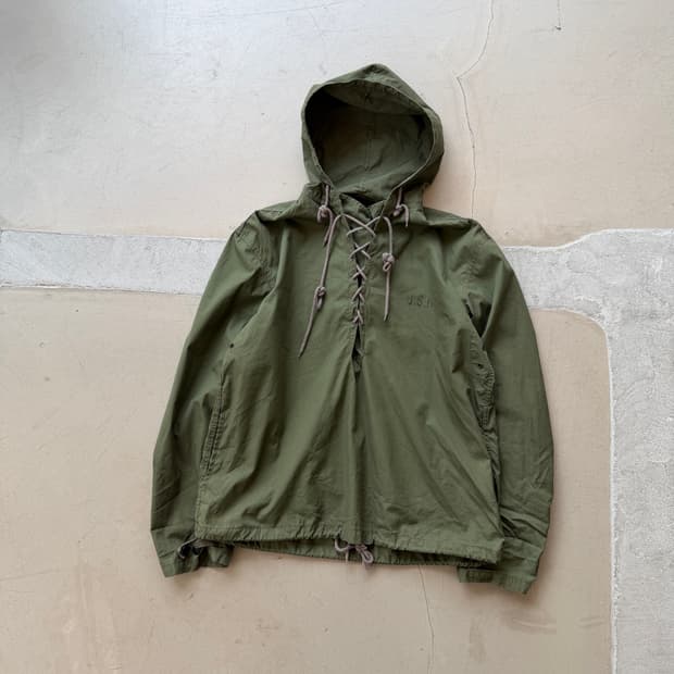 US navy 레인 덱 파카