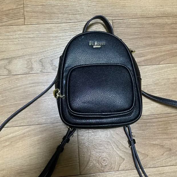 세인트스코트 블랙 미니 백팩
