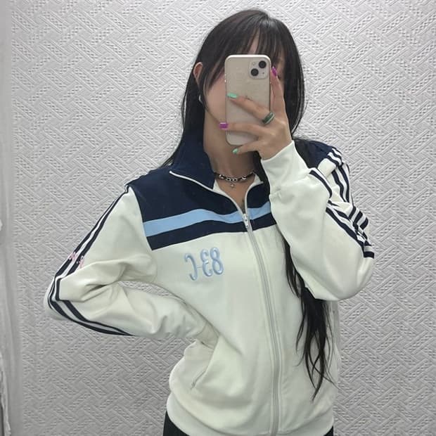 아디다스 베켄바우어 레트로 파스텔 블루 져지 집업 100 C07082