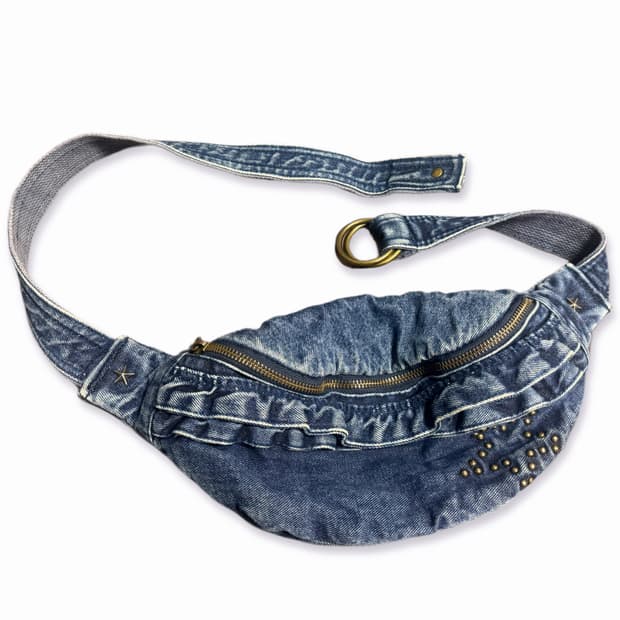 Blue Y2K Bag Belt