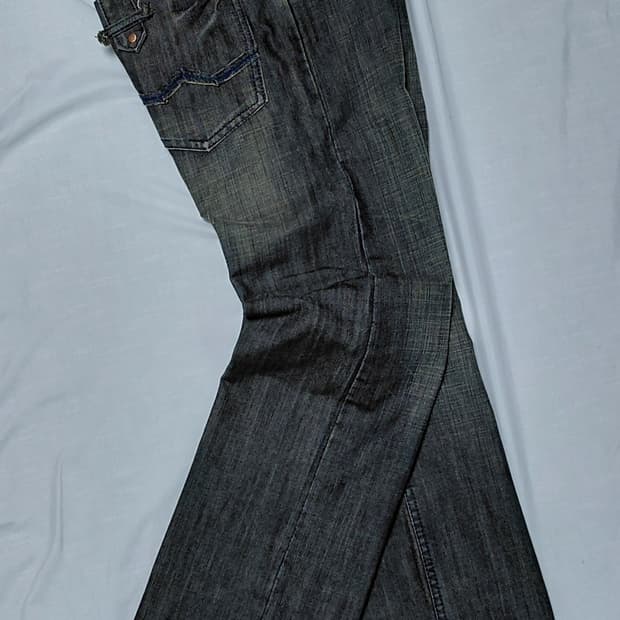 [34] ENERGIE(에너지) Y2K 테크니컬 지퍼 데님 팬츠