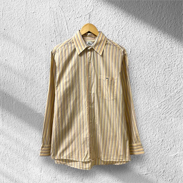 (42)라코스테 스트라이프 셔츠-Y364