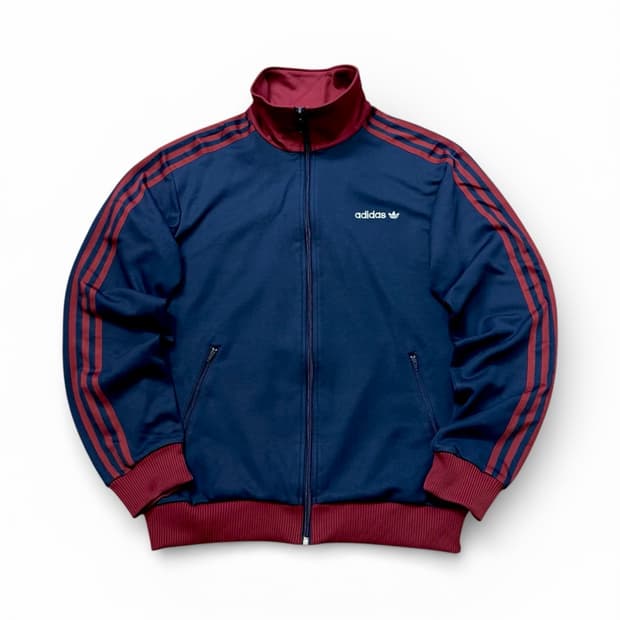 아디다스 베켄바우어 네이비 버건디 트랙탑 져지